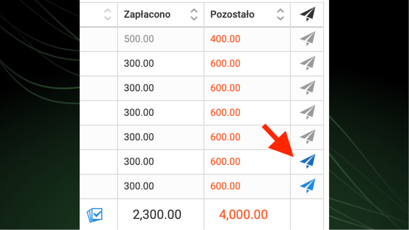 Ręczna wysyłka przypomnienia