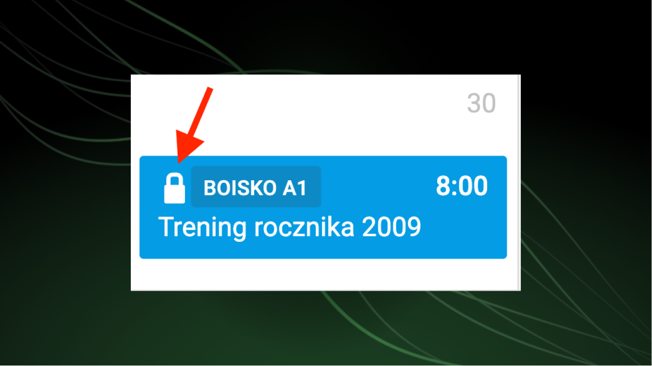 Rezerwacja na kalendarzu