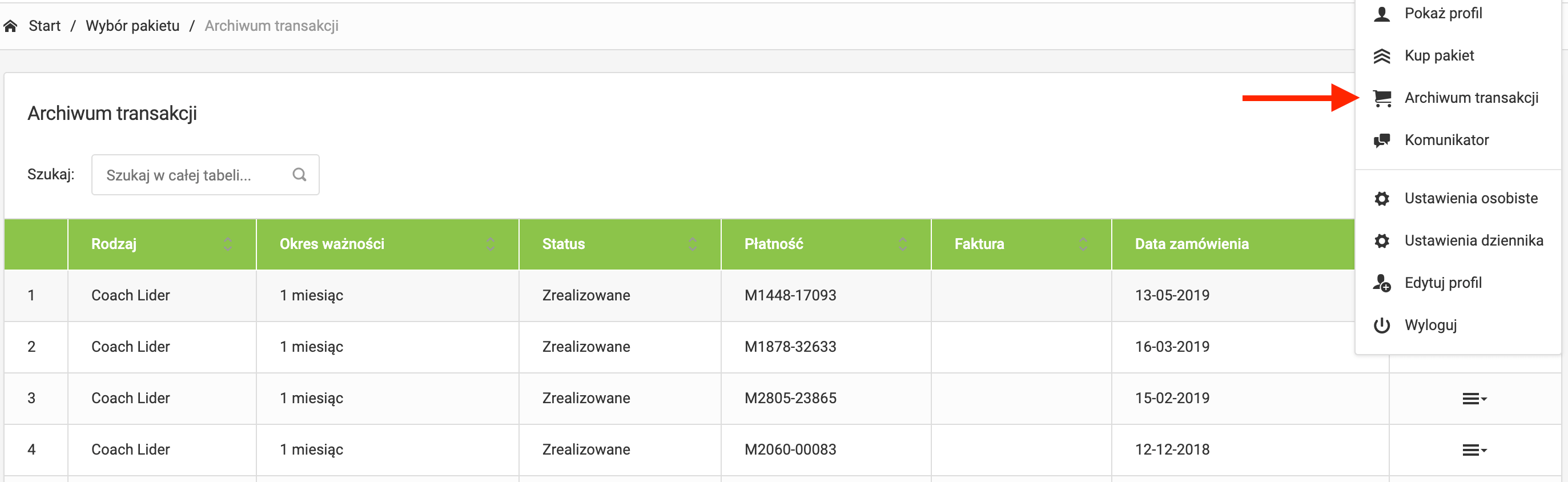 Płatność online