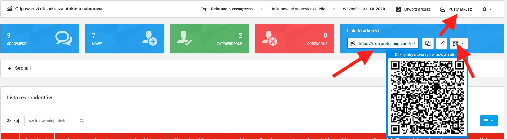 Form link