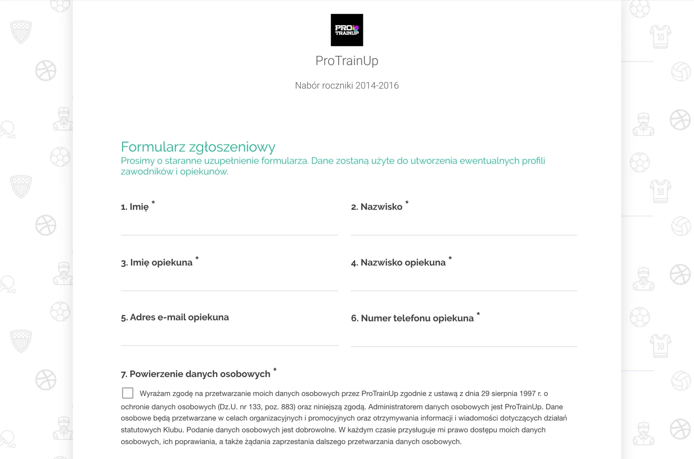 Podgląd arkusza